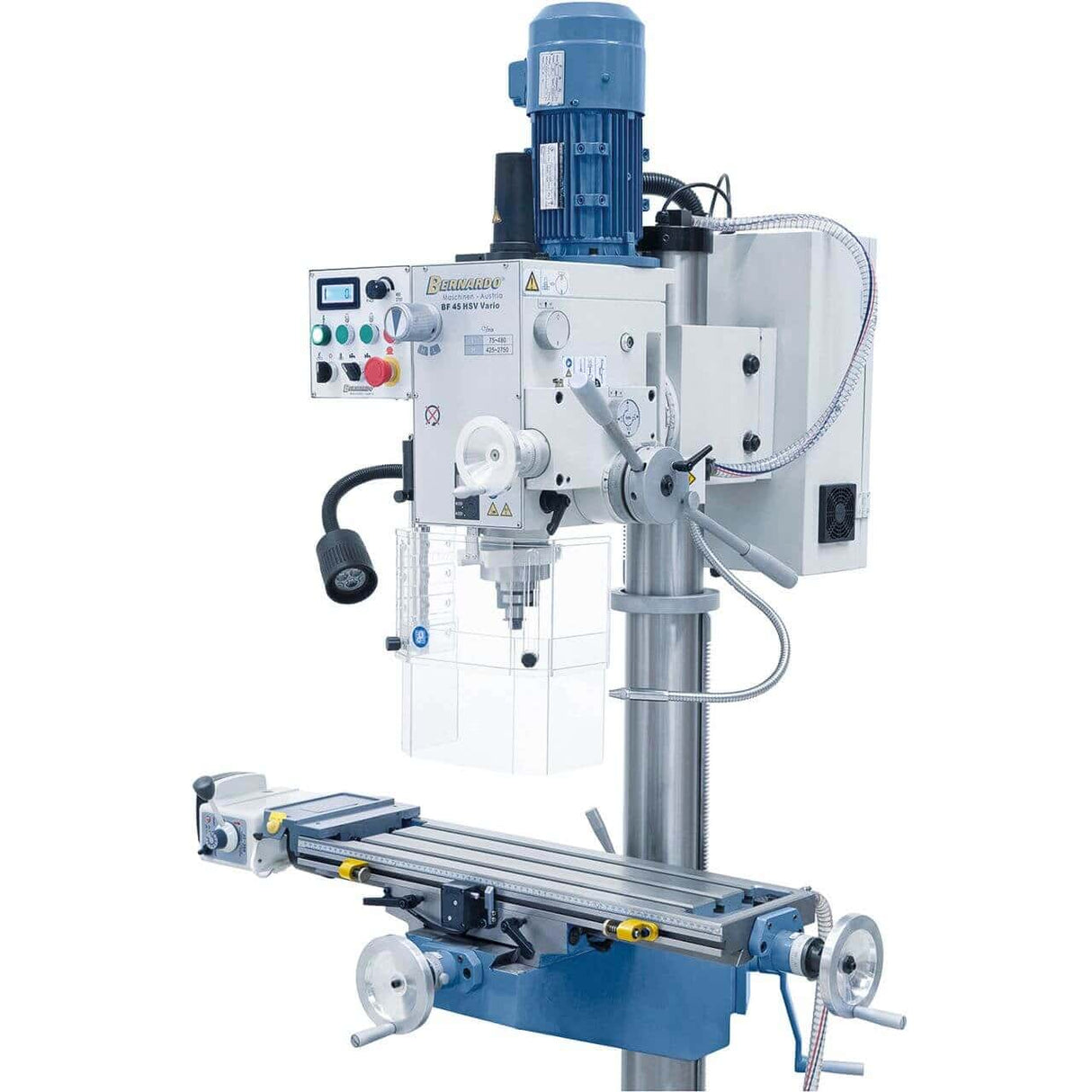 Bernardo BF 45 HSV Vario – Trapano/Fresatrice 3 Assi con Avanzamento