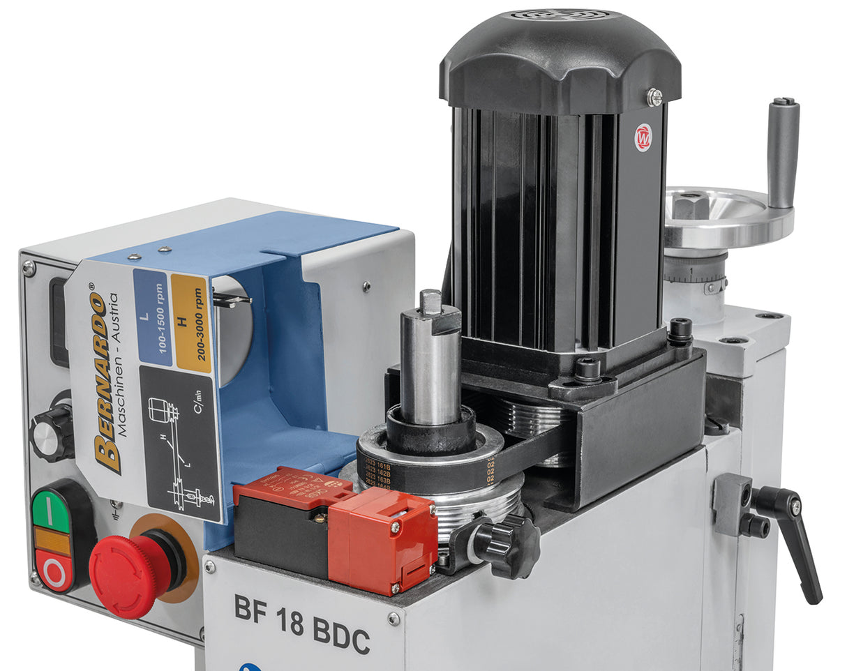 Trapano fresatrice Bernardo BF 18 BDC – Potente e preciso con display digitale
