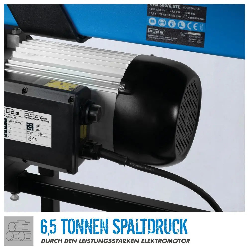 Spaccalegna Güde GHS 500/6,5TE – 6,5 ton, elettrico 230 V