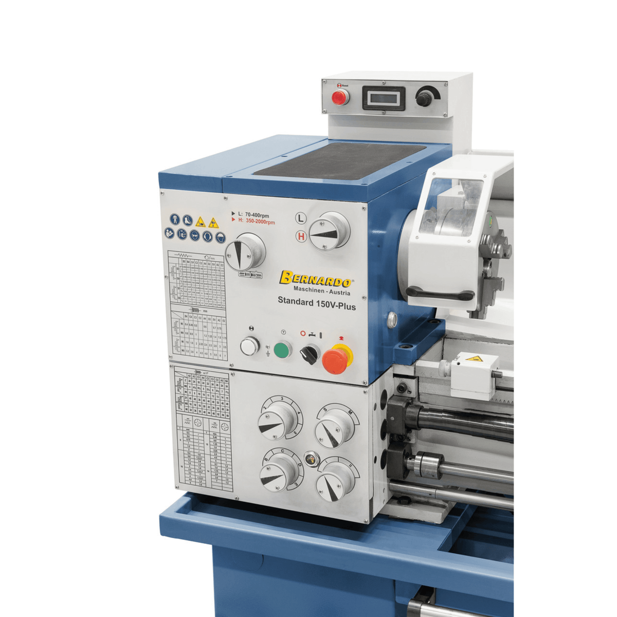Torno Bernardo Standard 150 V-Plus con variador electrónico