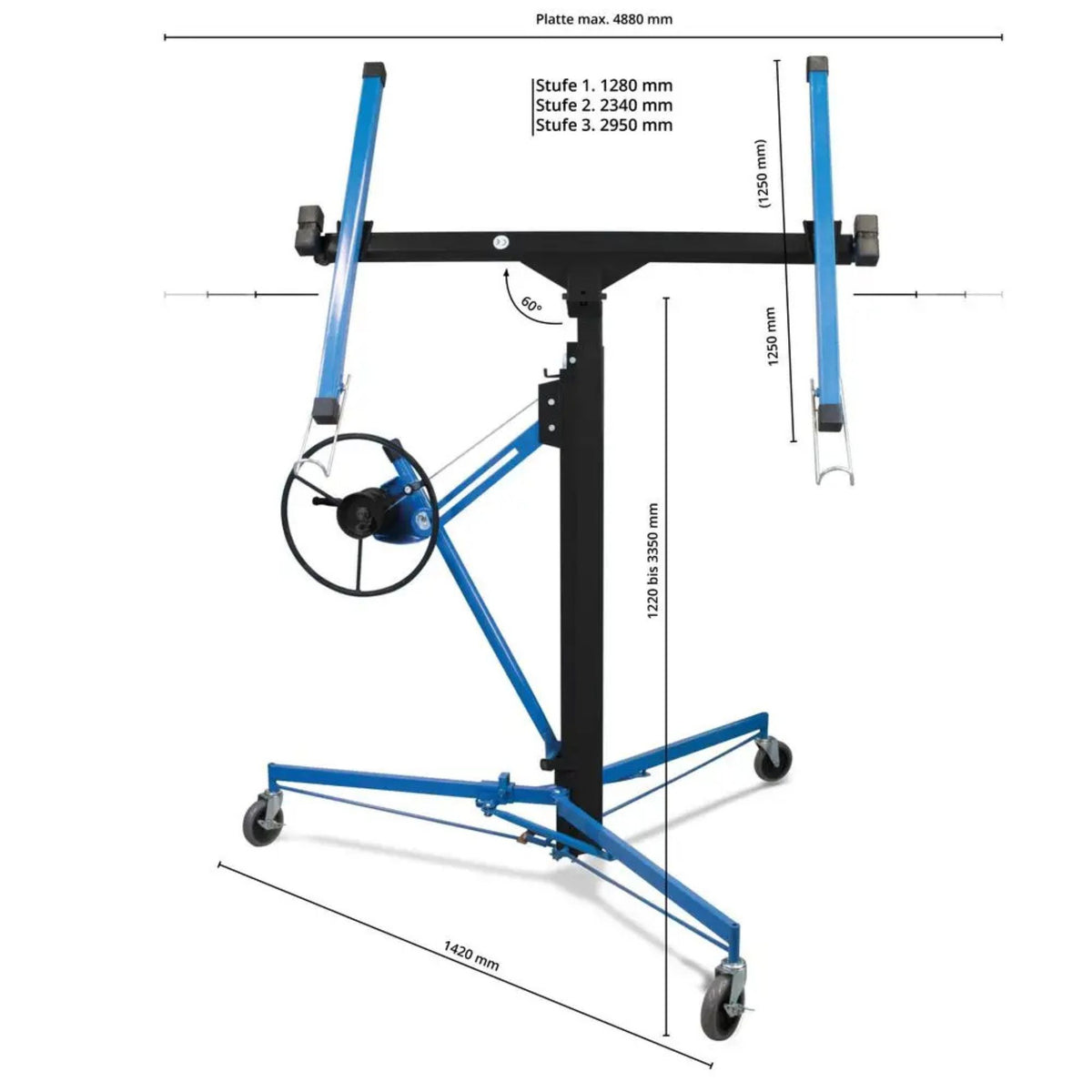 Elevador pladur Güde - 68 kg