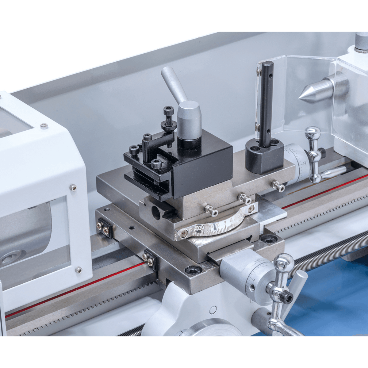 Torno para metal Bernardo Hobby 350 Top compacto con DRO 2 ejes