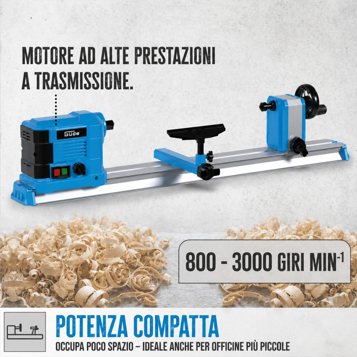 Torno para madera Guede Güde GDM 600