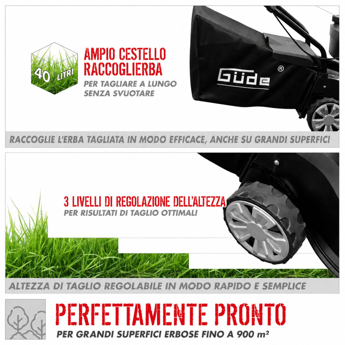 Cortacésped Güde ECO WHEELER 412.2 P
