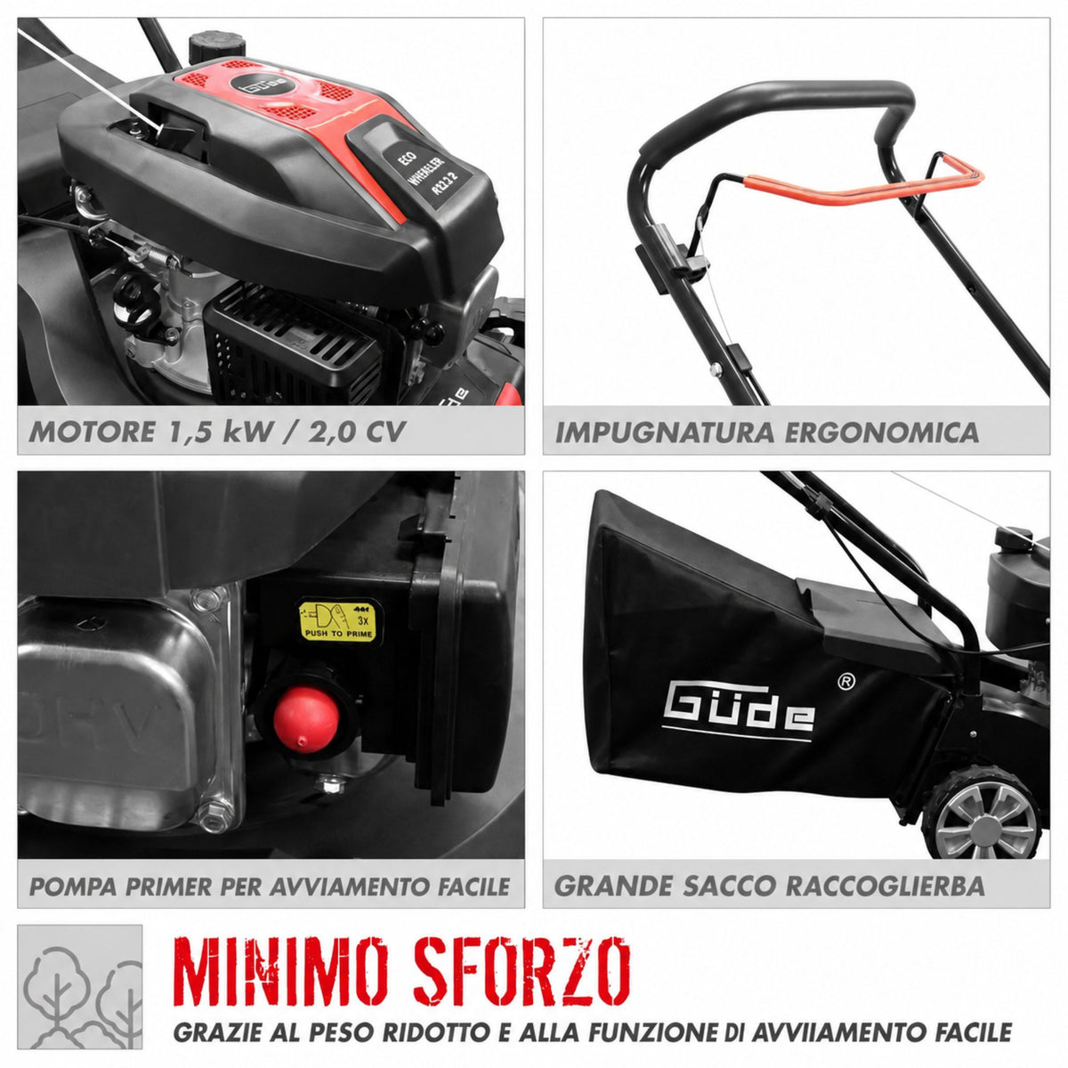 Cortacésped Güde ECO WHEELER 412.2 P