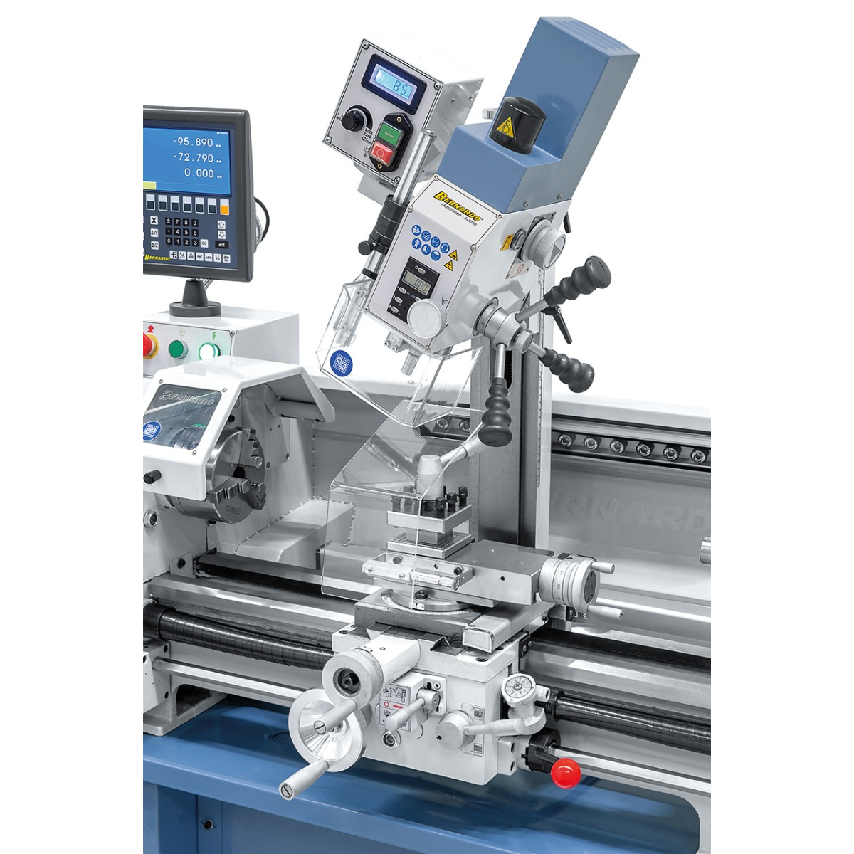 Torno para metal Bernardo fresadora Proficenter 650 G con DRO 2 ejes