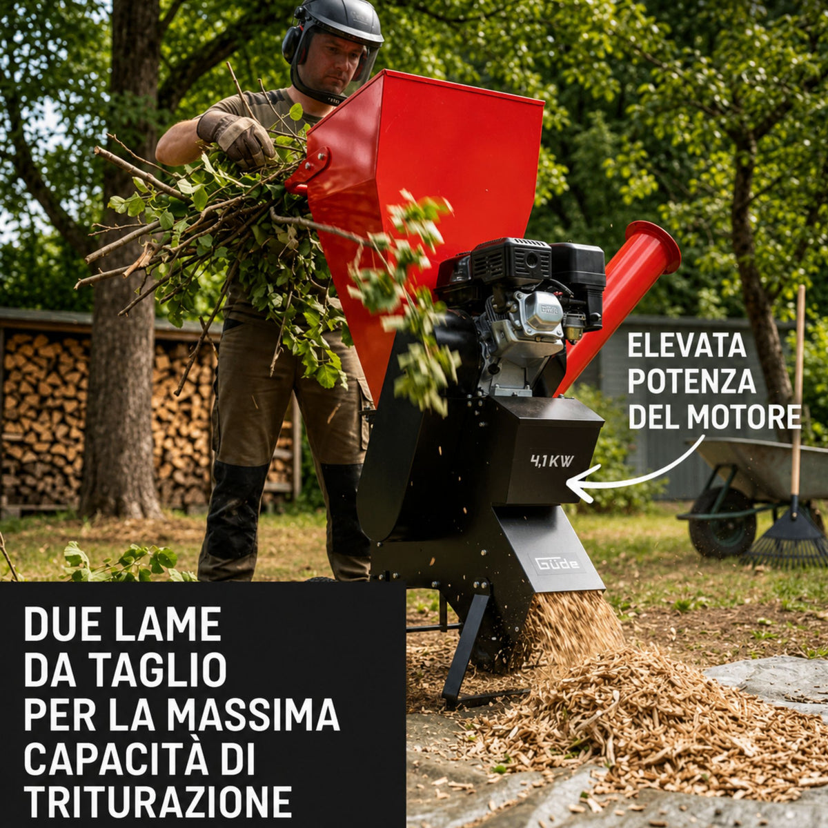 Trituradora de gasolina Güde GH 651 B