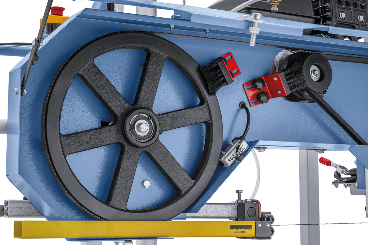 Sega a nastro per tronchi Bernardo BBS 400 B – Motore a benzina 7 HP