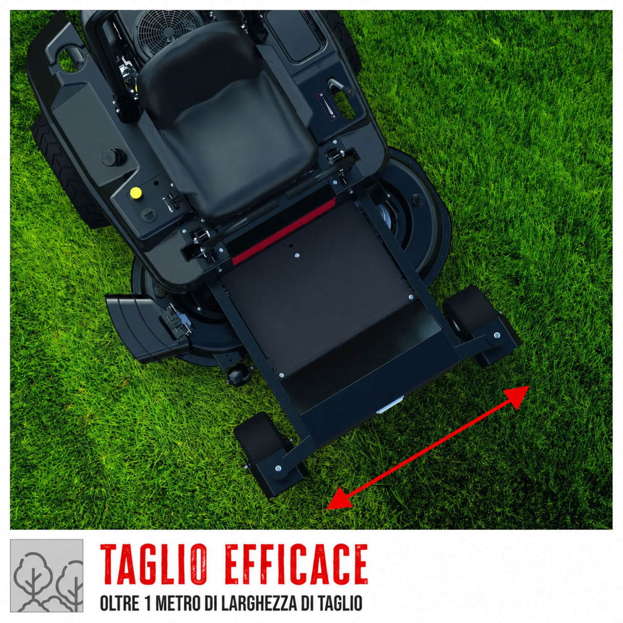 Tractor cortacésped cortacésped Güde GZT 1070
