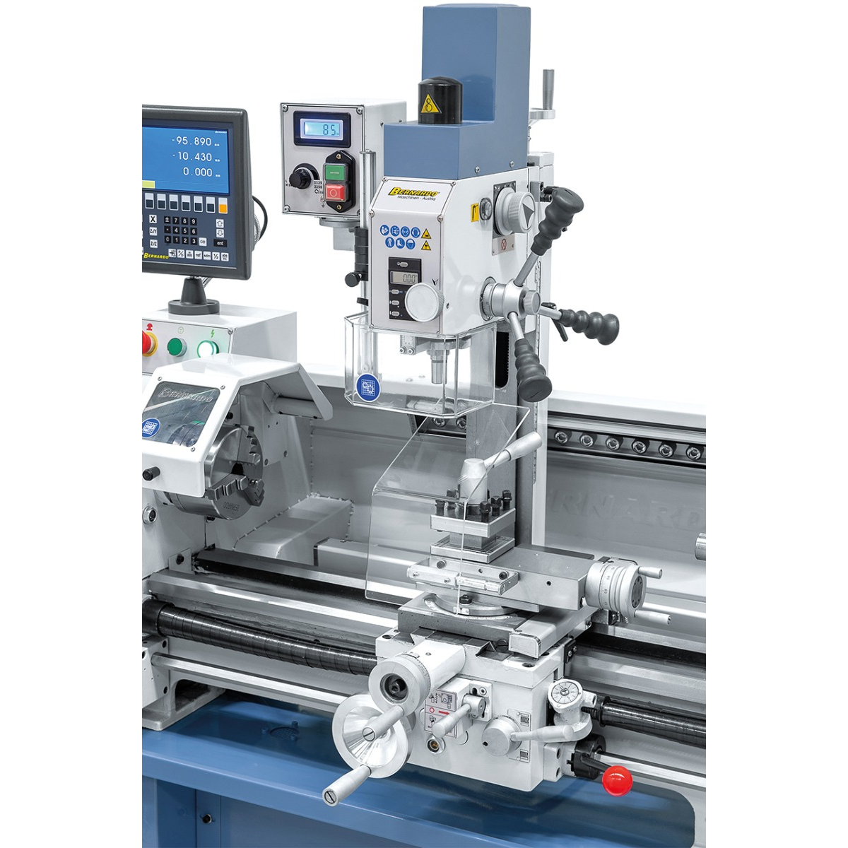 Torno para metal Bernardo fresadora Proficenter 650 G con DRO 2 ejes