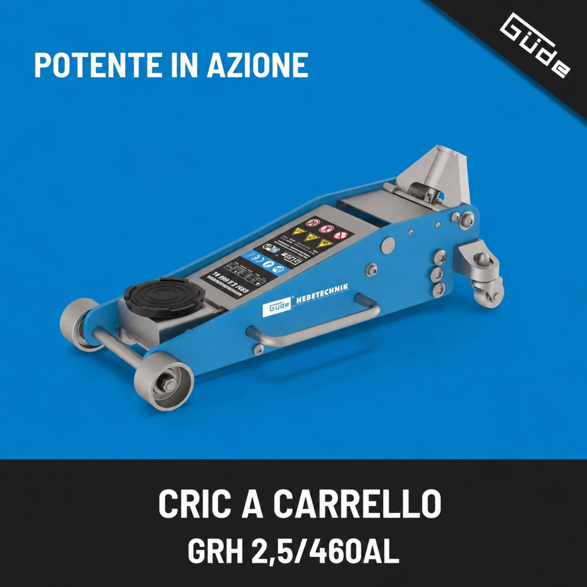 Elevador hidráulico con carro Güde GRH 2.5/460al