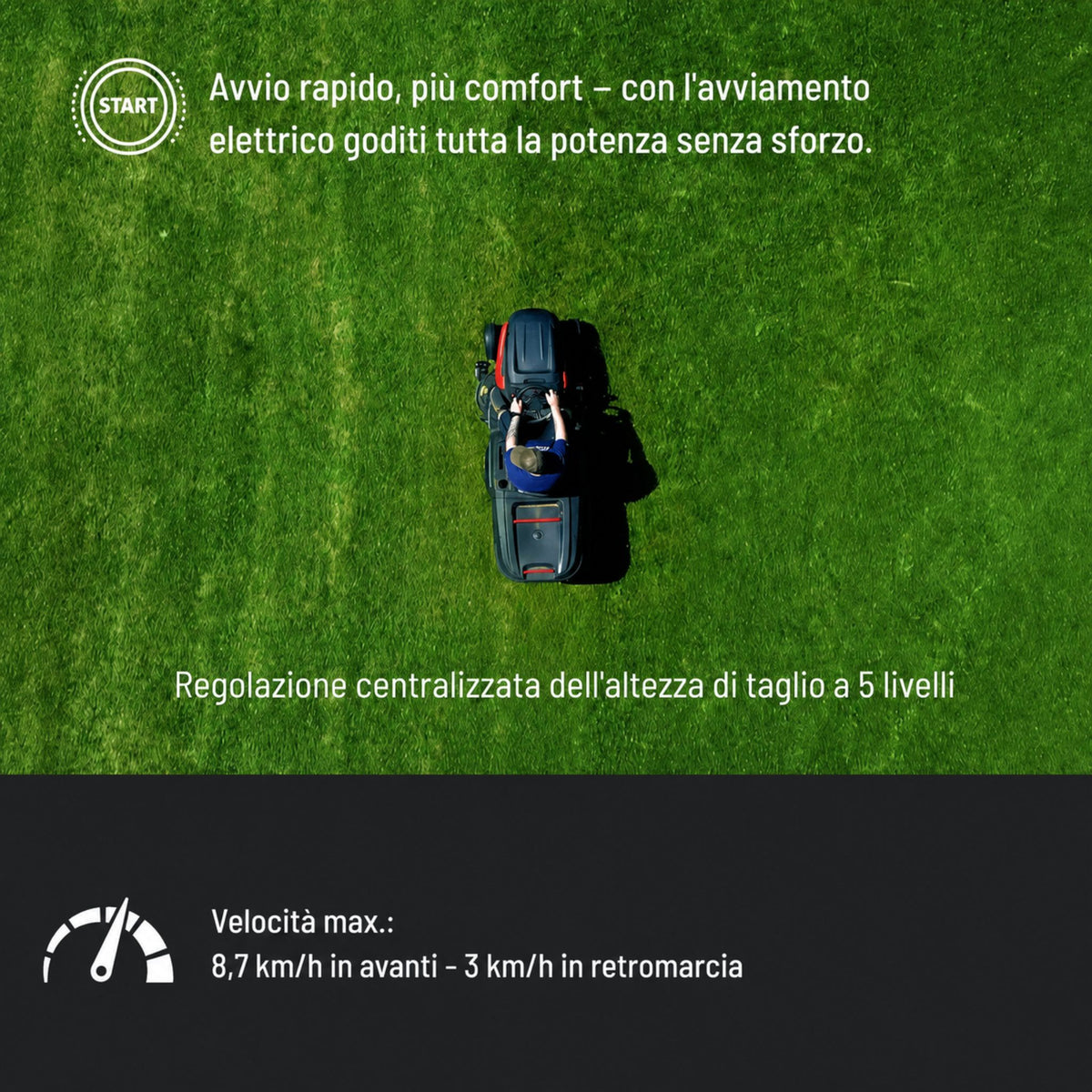 Tractor cortacésped cortacésped Güde GAR 960 T