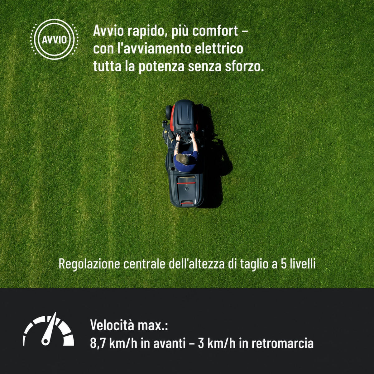 Tractor cortacésped cortacésped Güde GAR 960 T hydrostat