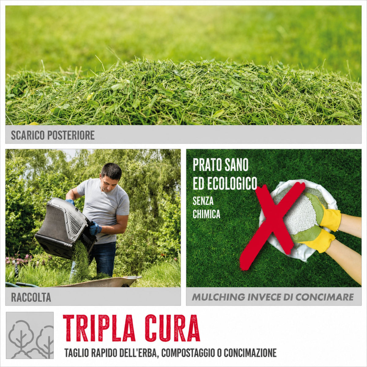 Cortacésped a spinta Güde ECO WHEELER 413.3 R