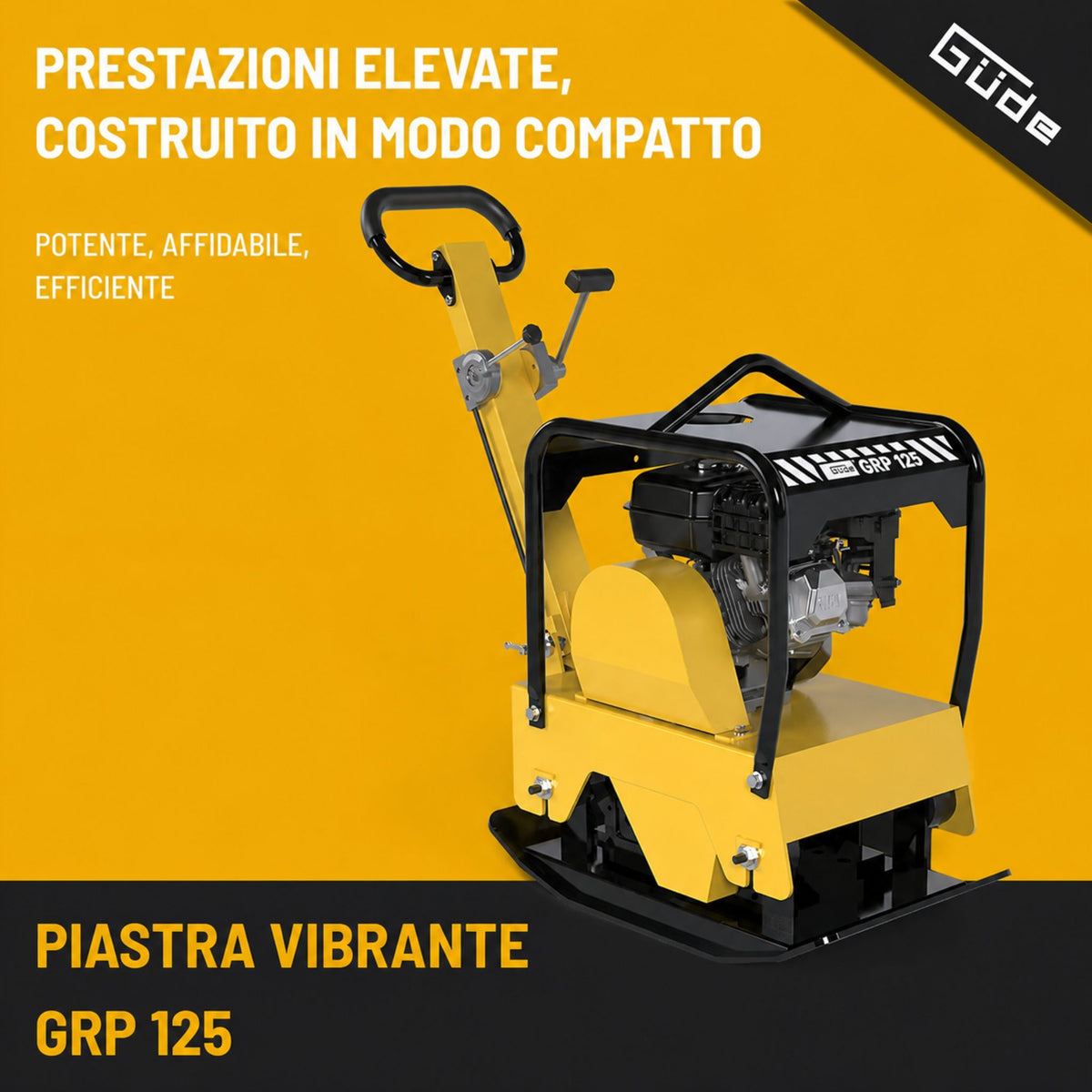 Equipo de construcción Guede placa vibrante GRP 125
