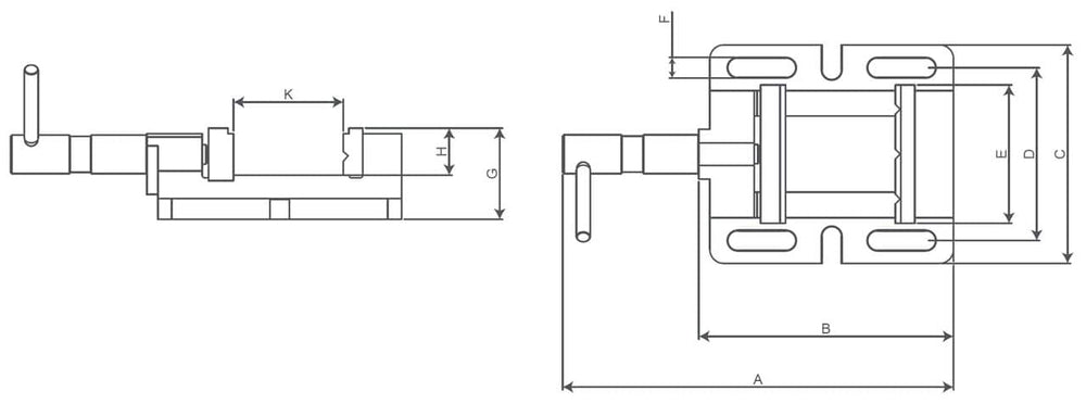 Morsa per macchine foratrici BMO 150