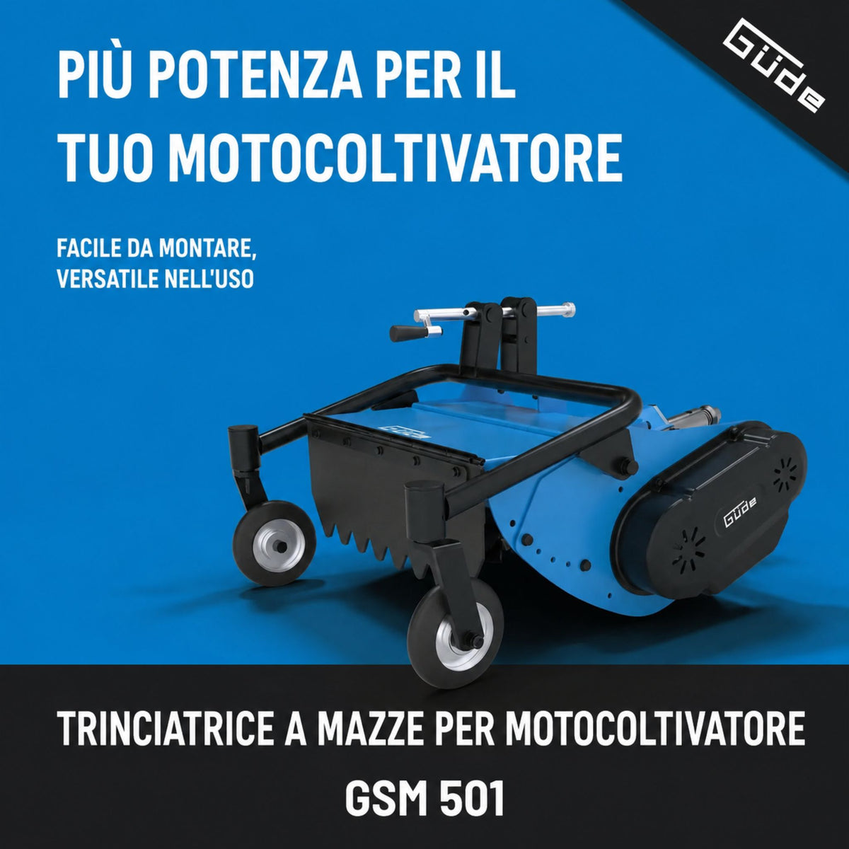 Trincia a mayales para motocoltivatore Güde GSM 501