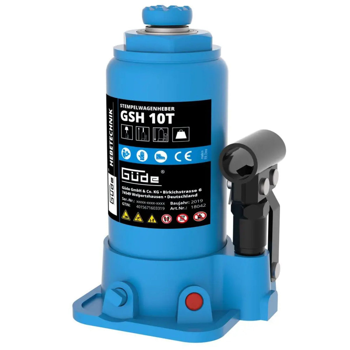 Gato a botella Güde GSH-10T