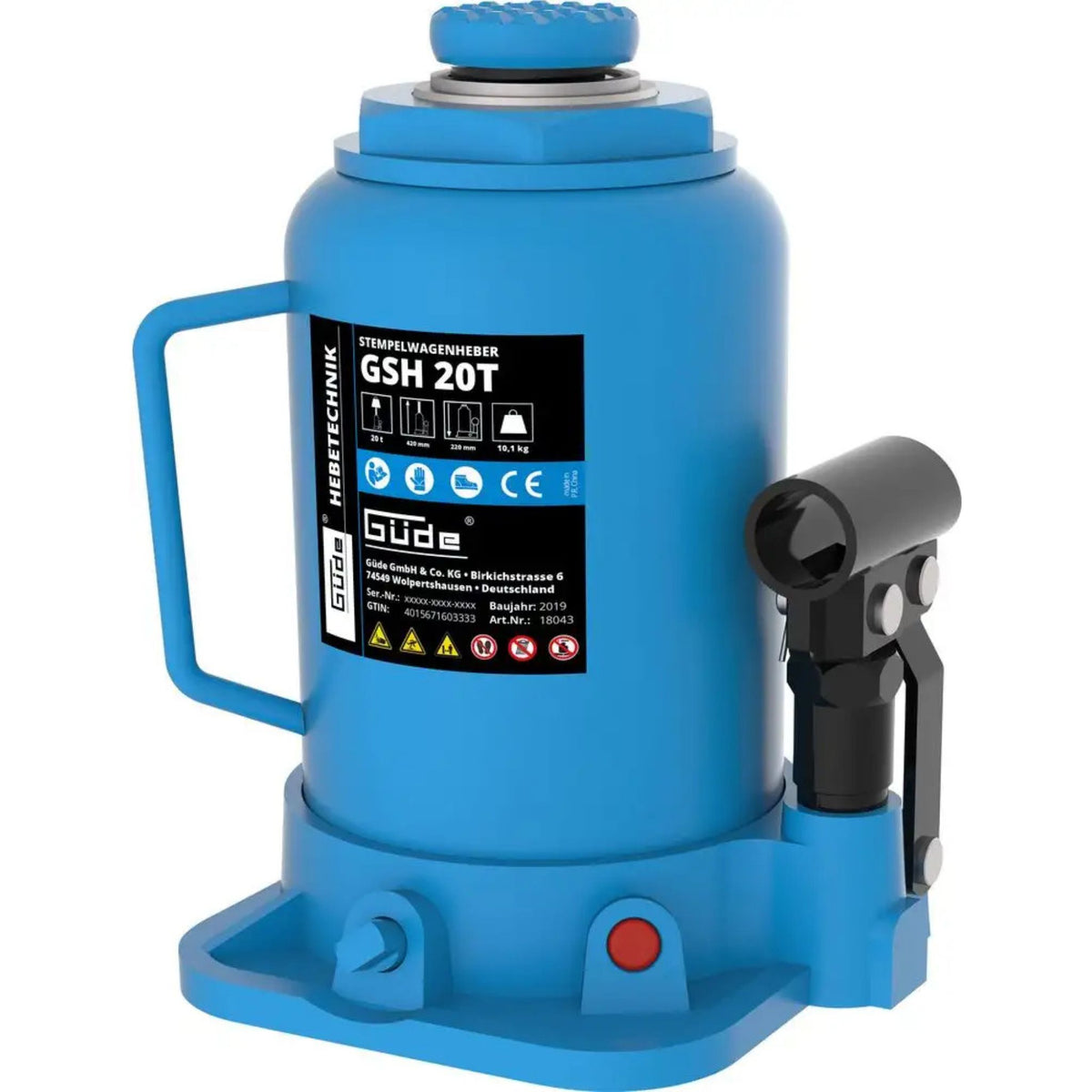 Gato a botella Güde GSH-20T