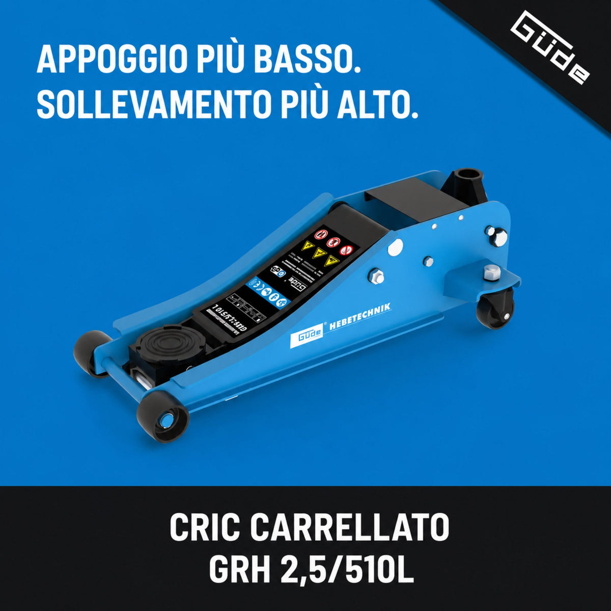 Elevador hidráulico con carro Güde GRH 2.5/510L