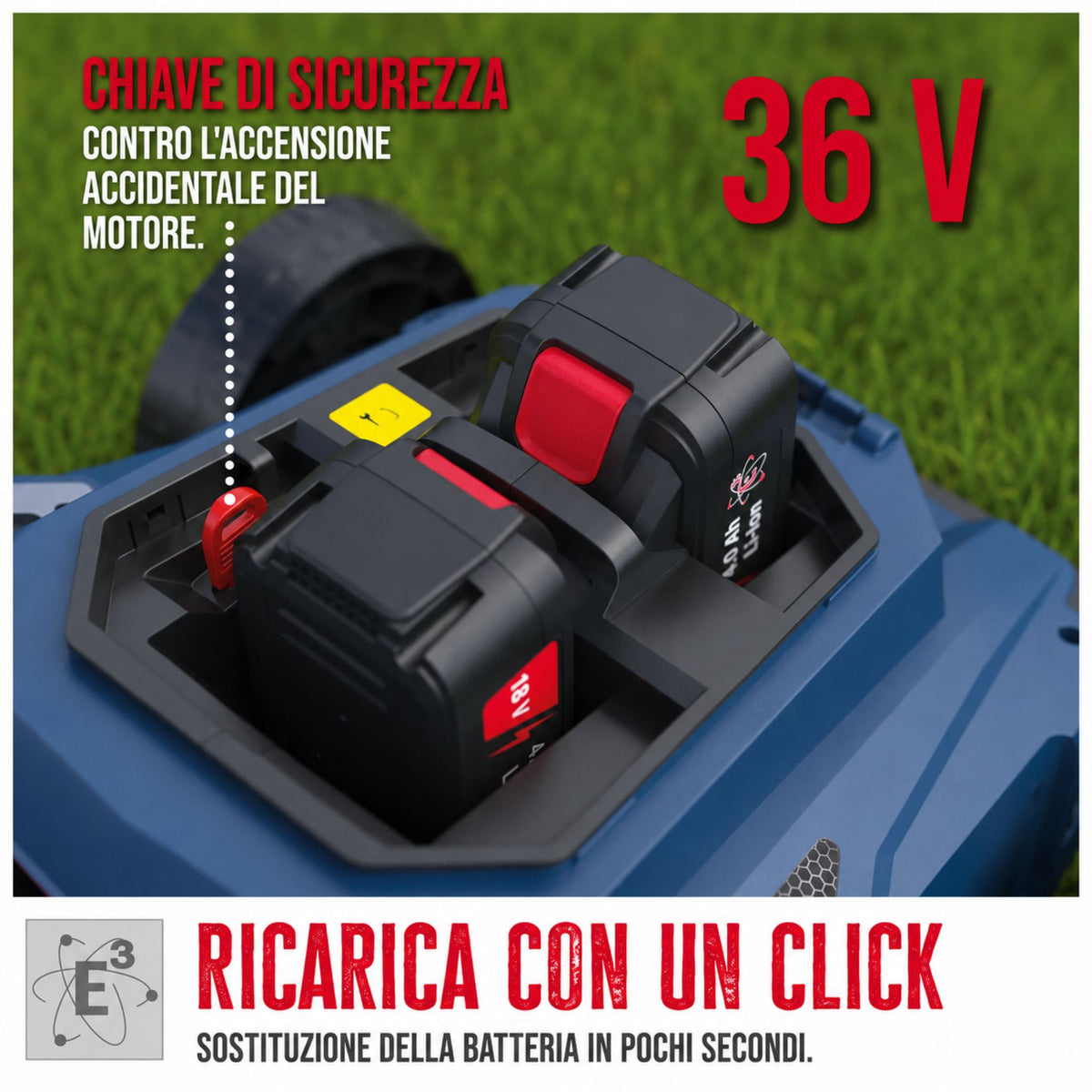 Cortacésped a batería Güde RM 36-402-30.37