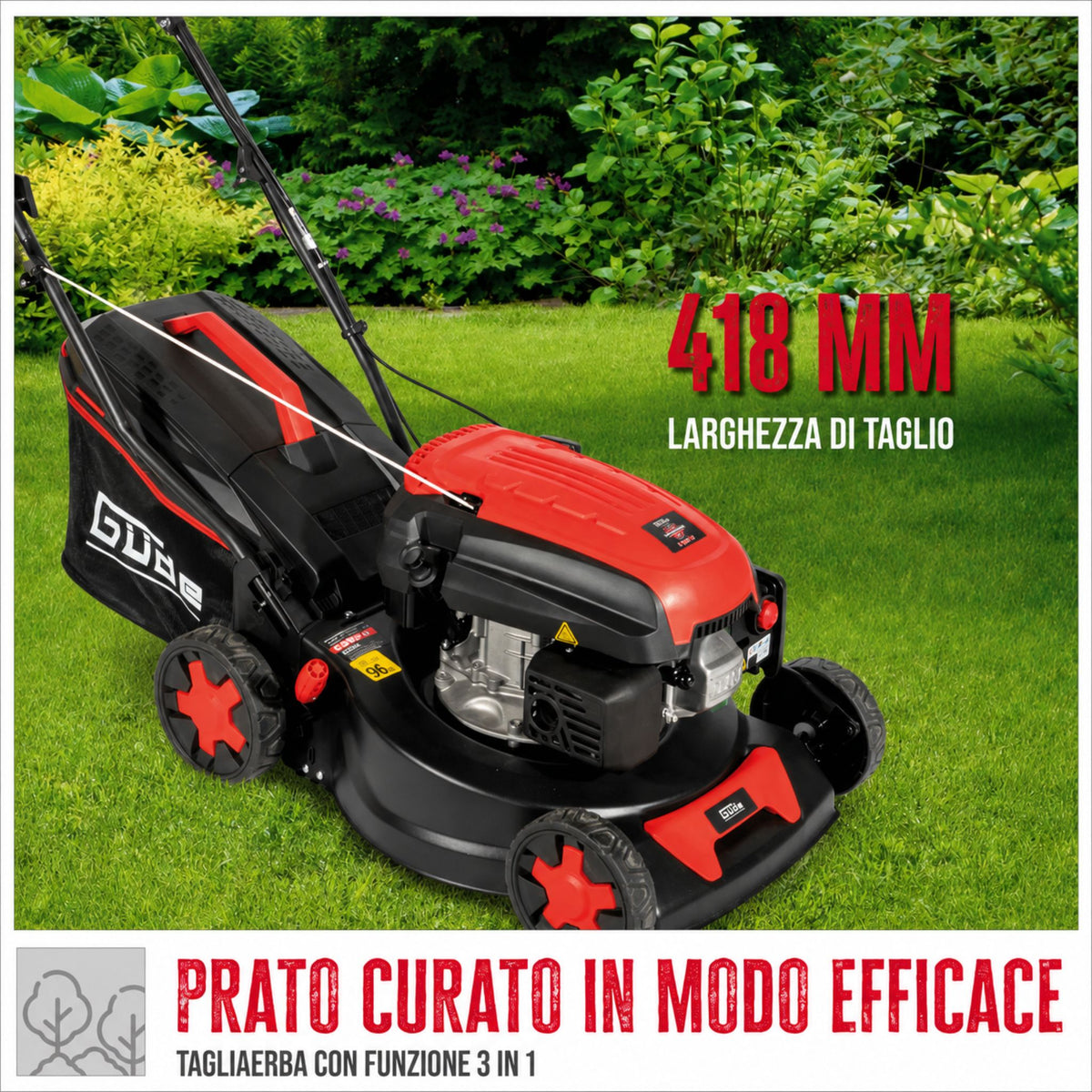 Cortacésped a spinta Güde ECO WHEELER 413.3 R
