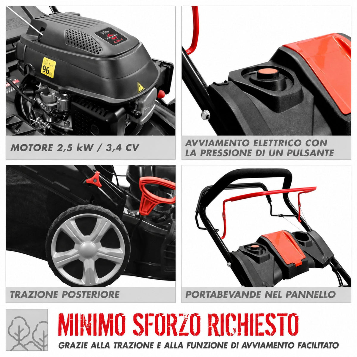 Cortacésped Güde ECO WHEELER 464.4 R Li ES