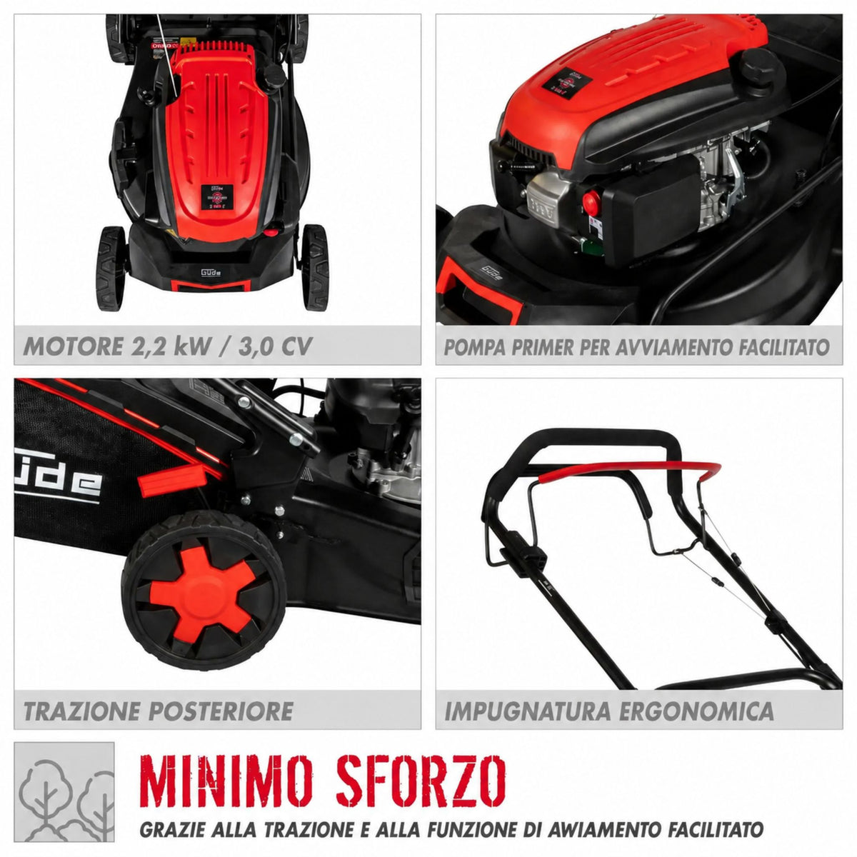 Cortacésped Güde BIG WHEELER 464.3 R