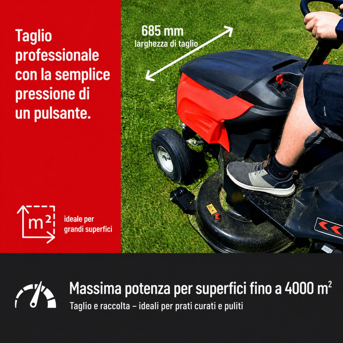 Tractor cortacésped cortacésped Güde GAR 685 T