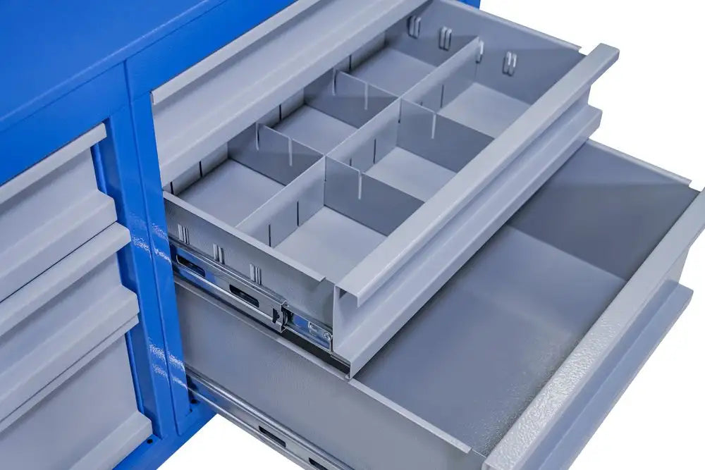 Banco da lavoro Guede P 1200 SS – 400 kg, piano faggio 38 mm