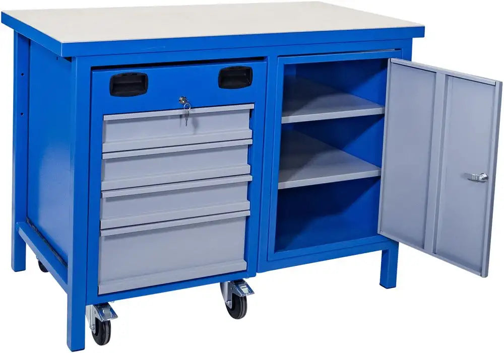 Banco de trabajo Guede de trabajo 1200 SLT MULTI con carro integrado