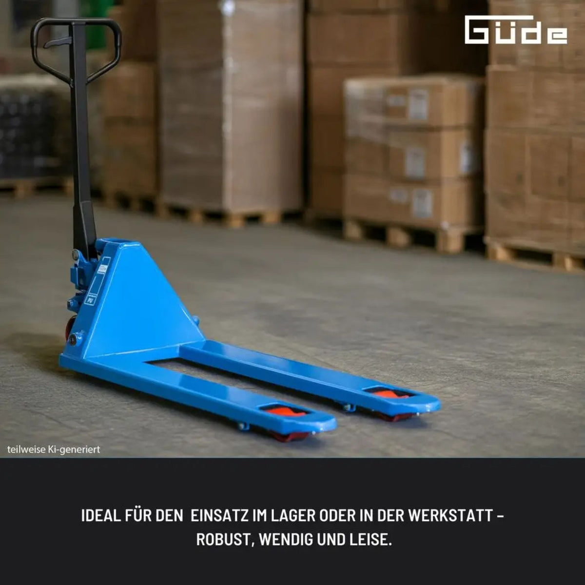 Carro elevador manual Güde 2500 kg – PU (poliuretano)