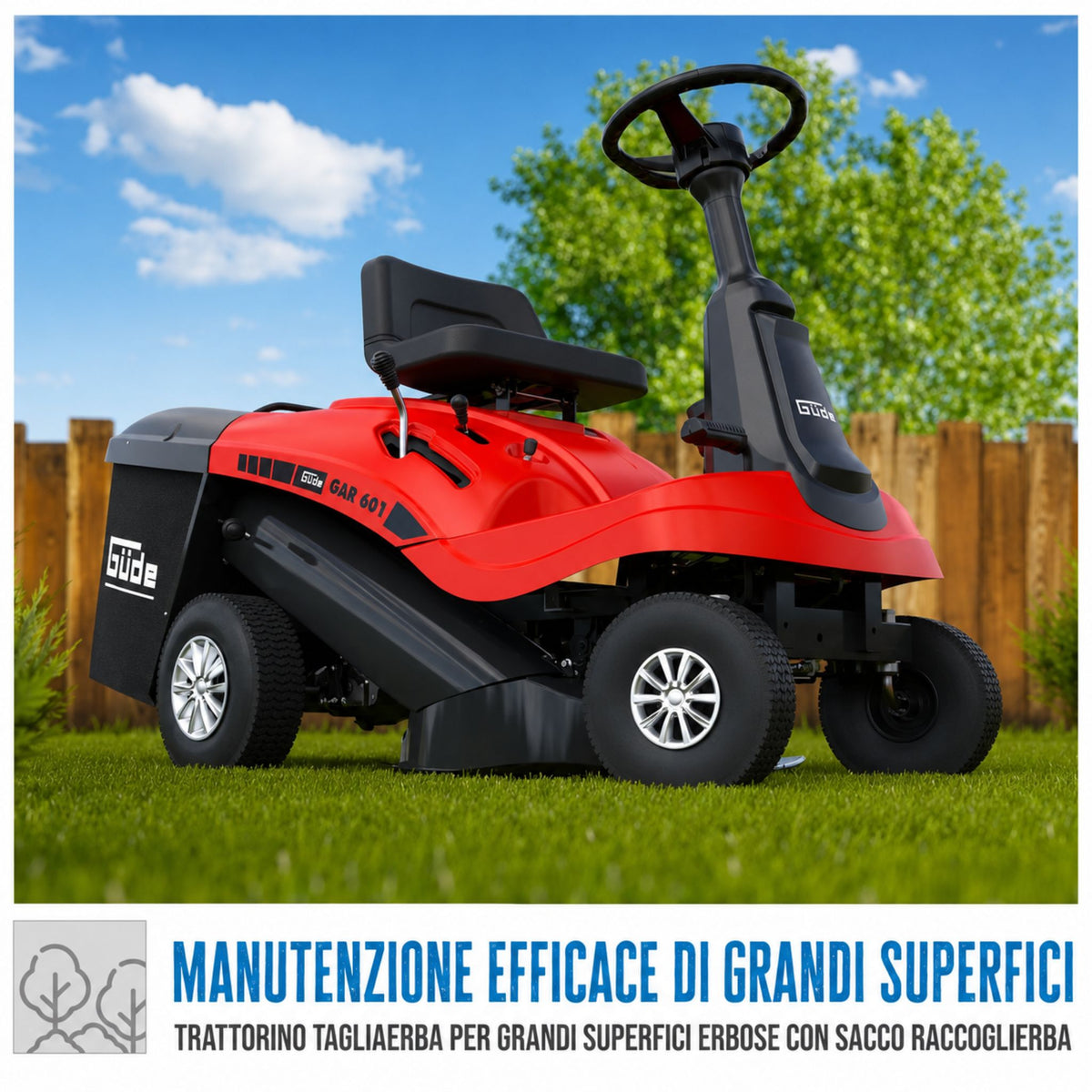 Tractor cortacésped cortacésped Güde GAR 601