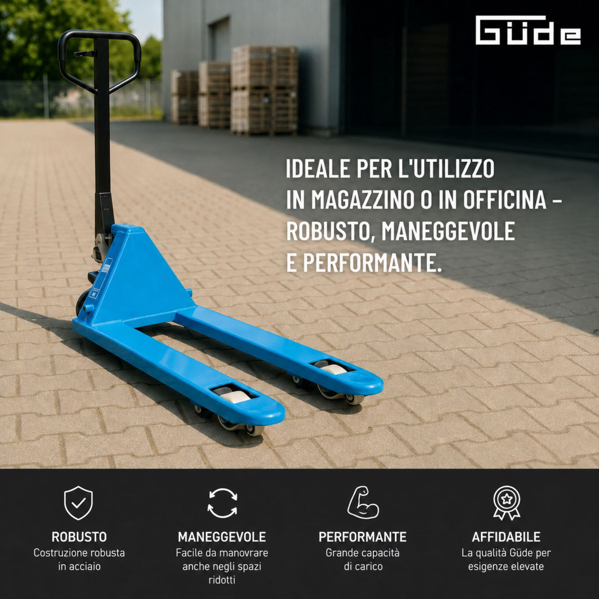 Carro elevador manual Güde 2500 kg - PA