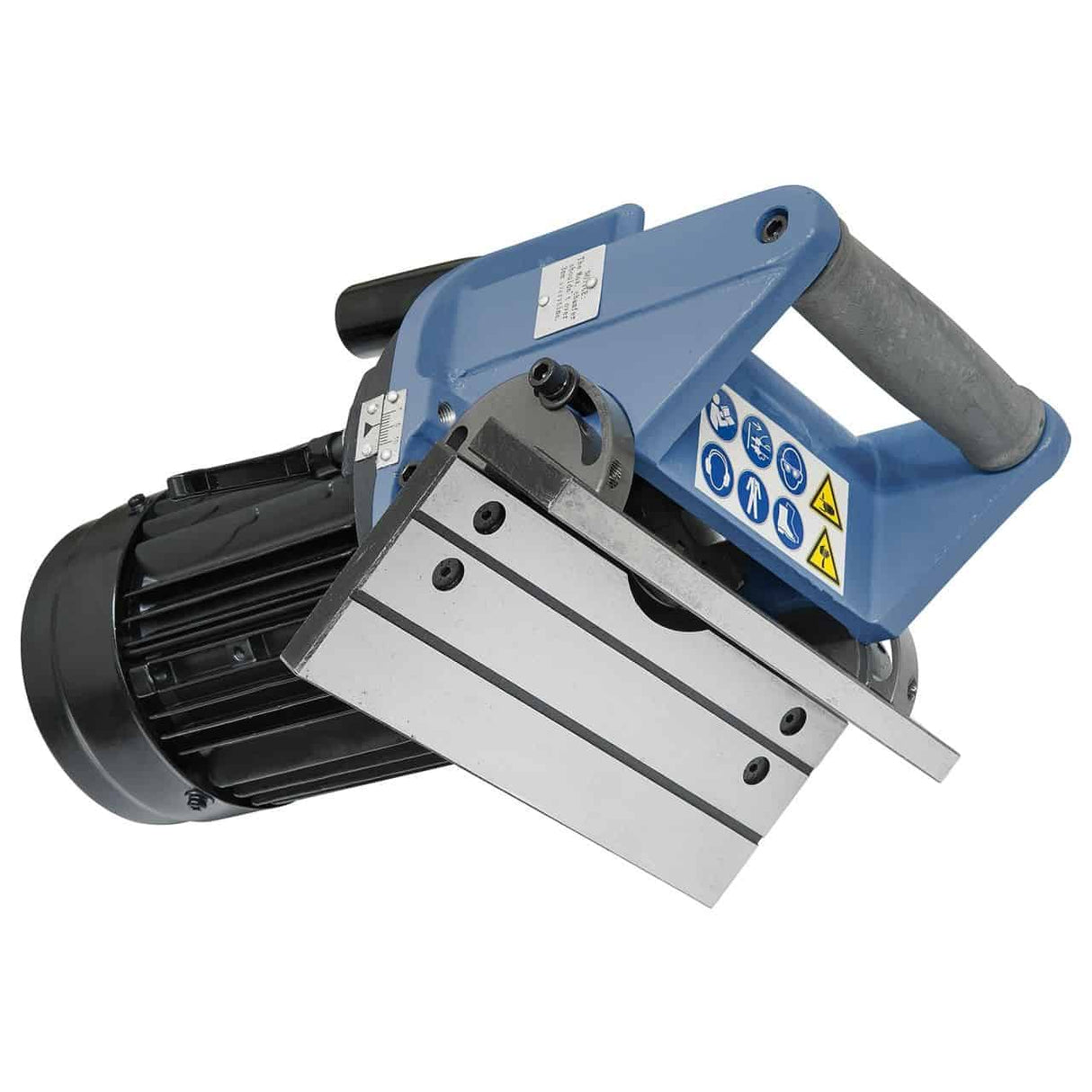Biseladora portátil Bernardo KFM 200 M – 230V, bisel fino 10 mm, ángulo 15°-45°