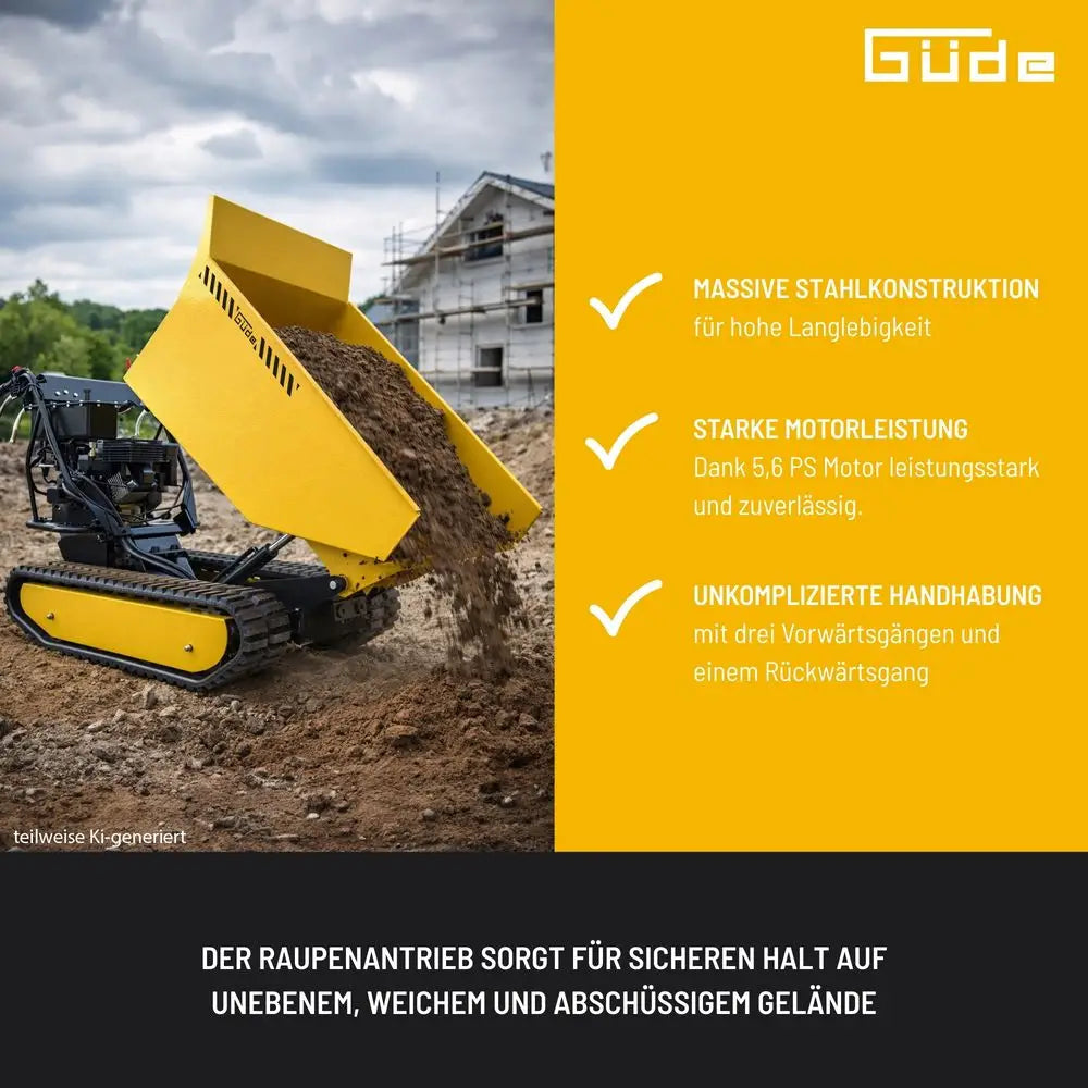 Guede dumper de orugas GRD 500/R