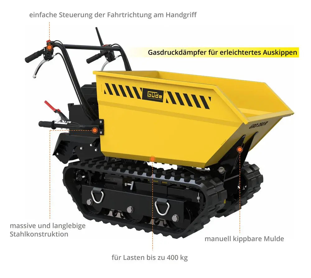 Guede dumper de orugas GRD 400/R