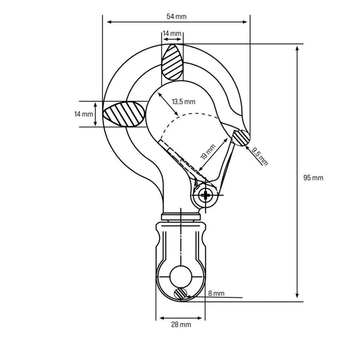 Cabrestante eléctrico Güde 1800 12 V