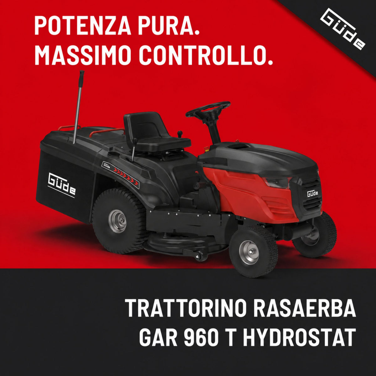 Tractor cortacésped cortacésped Güde GAR 960 T hydrostat