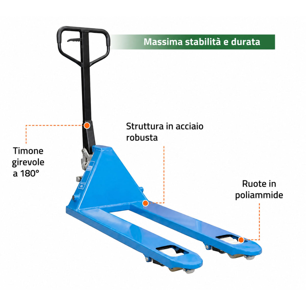 Carro elevador manual Güde 2500 kg - PA