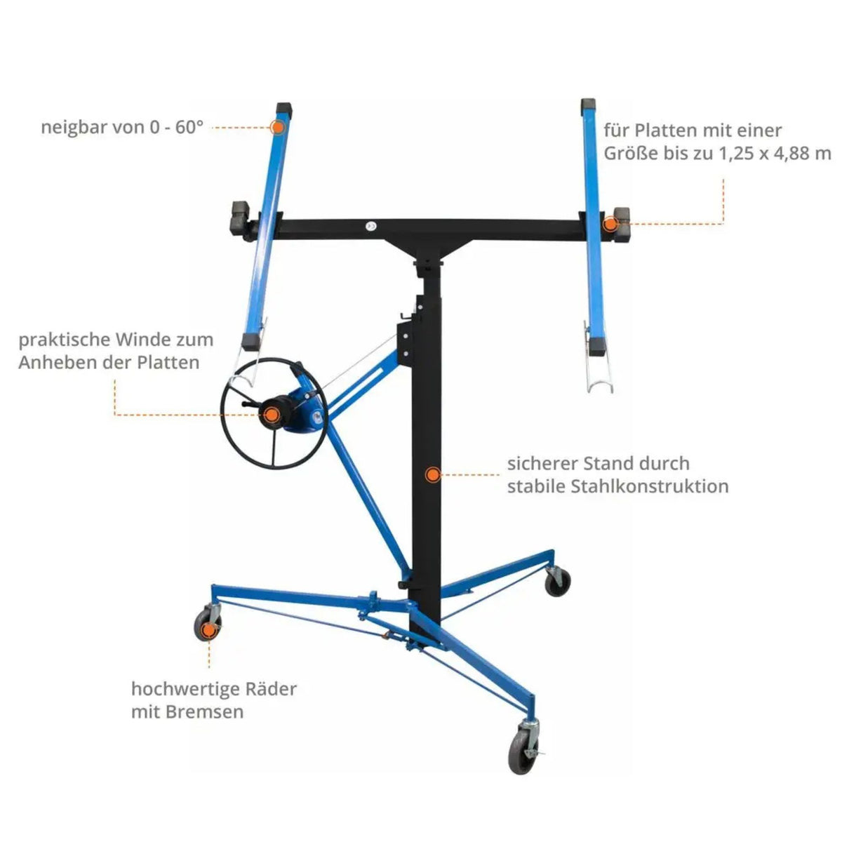 Elevador pladur Güde - 68 kg