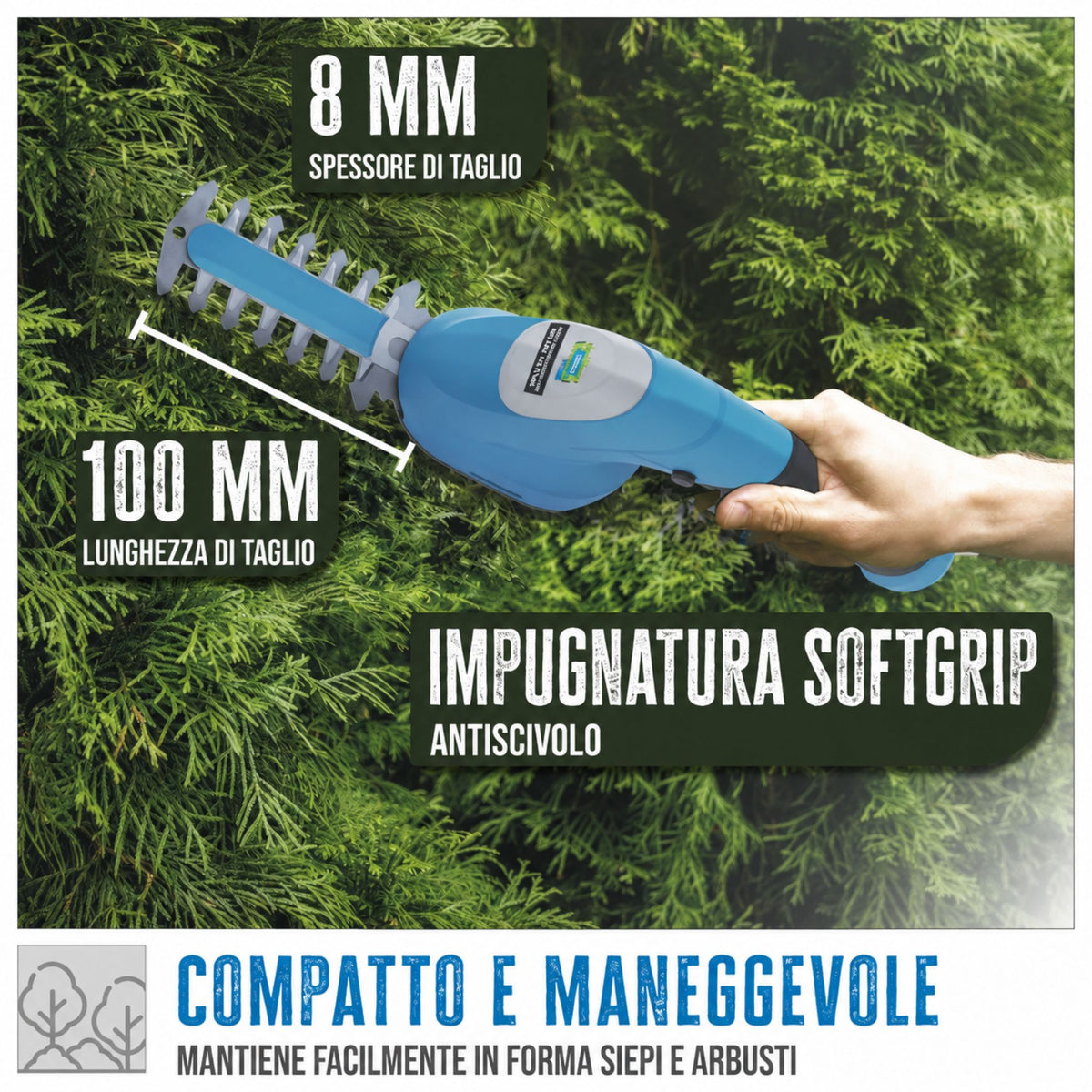 Juego para la cuidado del jardín a batería Güde GPS 3,6V-1.5