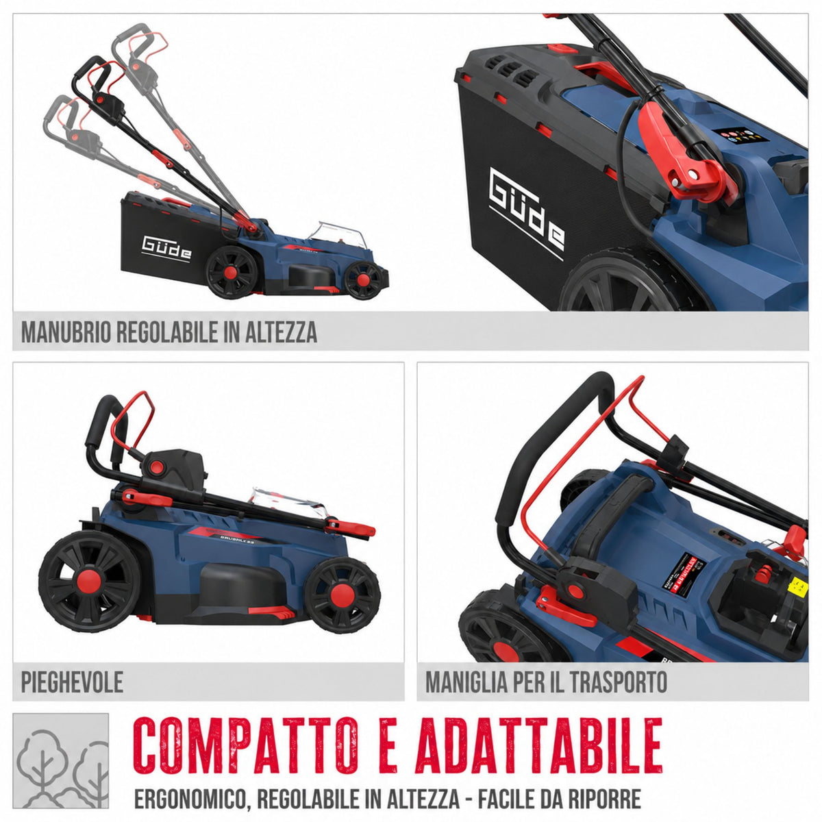Cortacésped a batería Güde RM 36-402-30.37