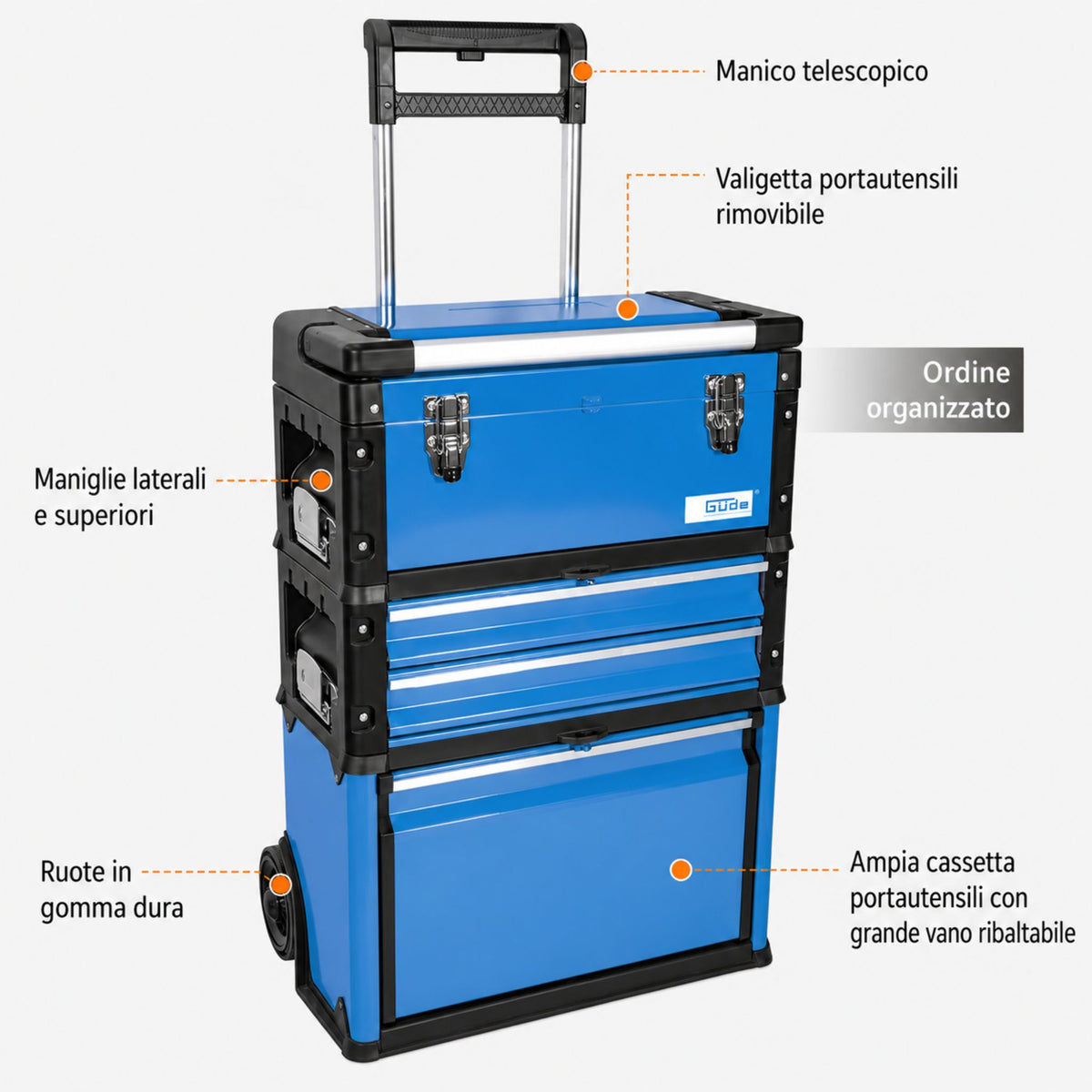 Carro portaherramientas Güde GWZT 2/1