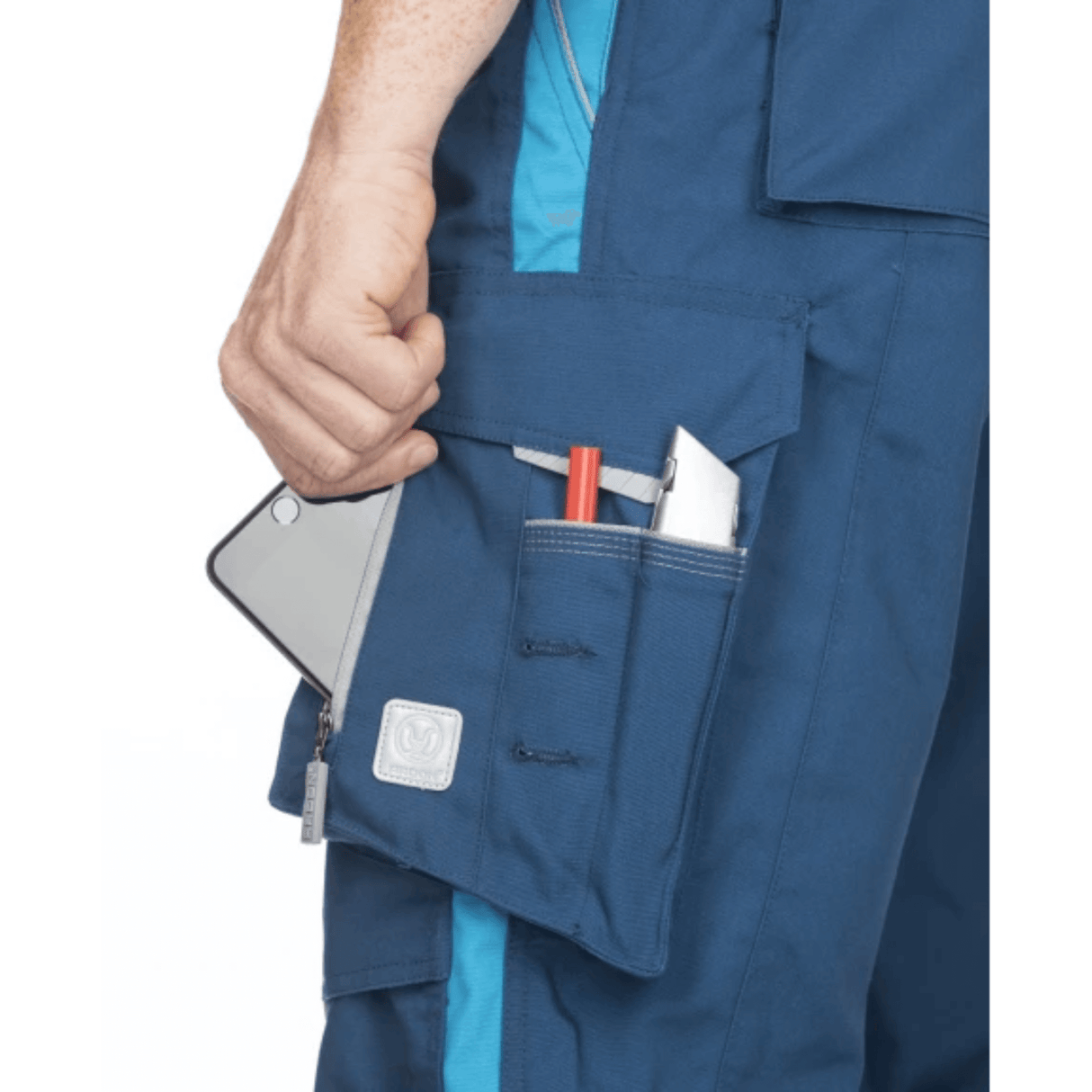 Salopette da lavoro ARDON URBAN blu Tg 46 – Resistente e ergonomica