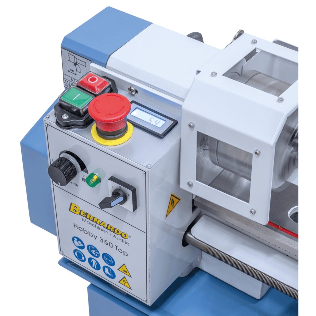 Torno para metal Bernardo Hobby 350 Top compacto 230 V