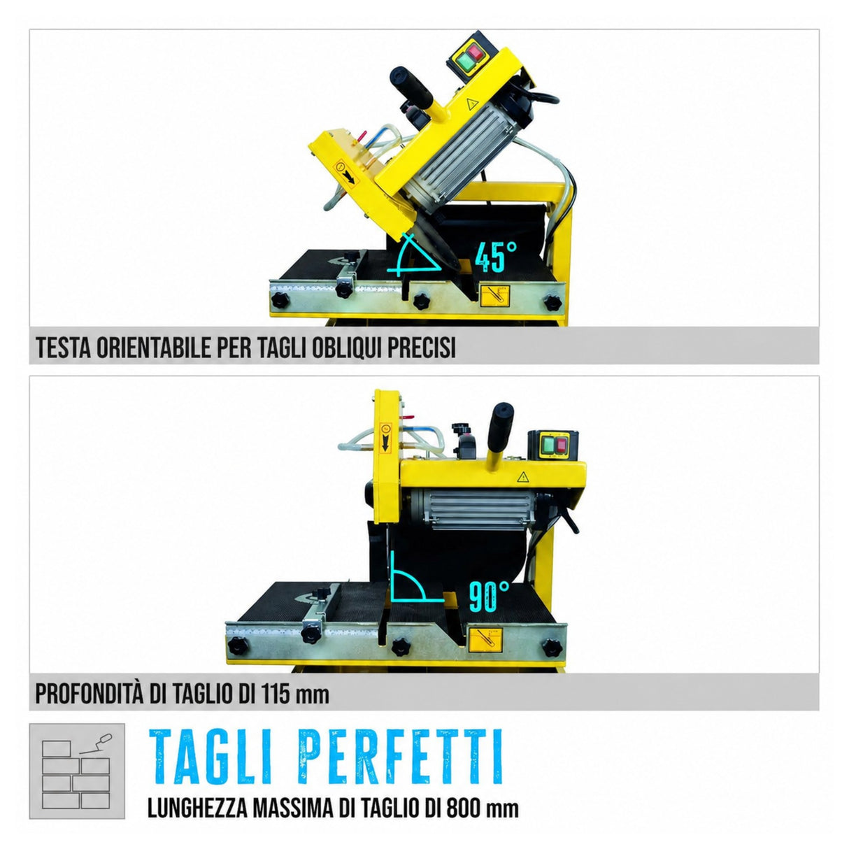 Máquina cortadora de piedra Güde GSTM 350