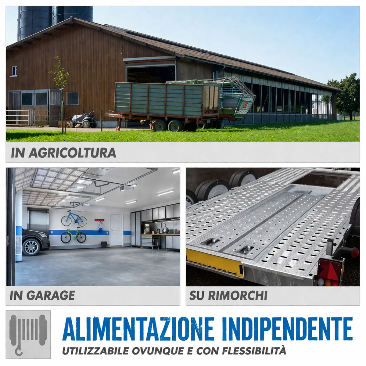 Cabrestante manual Güde 360 kg y 10 m