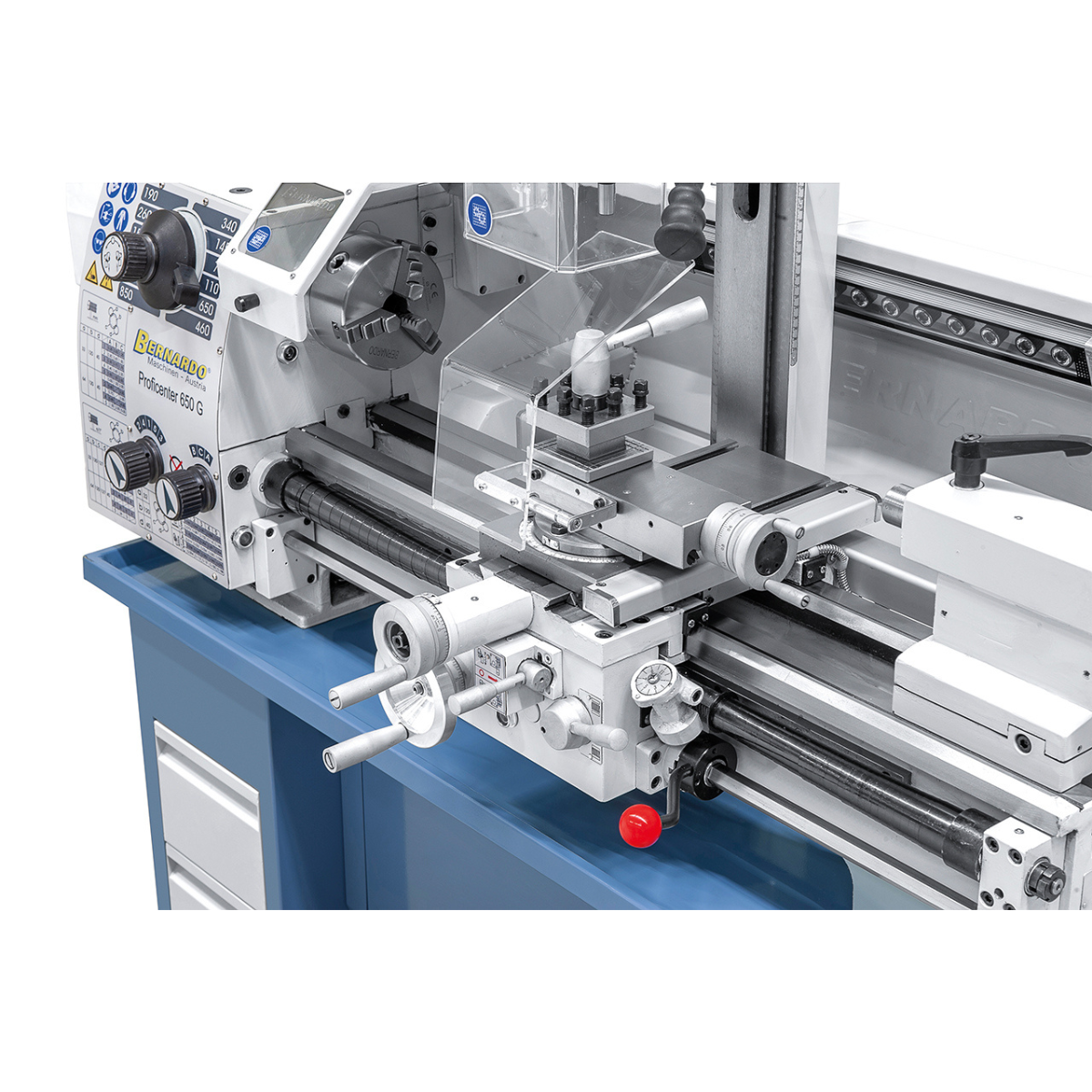 Torno para metal Bernardo fresadora Proficenter 650 G con DRO 2 ejes