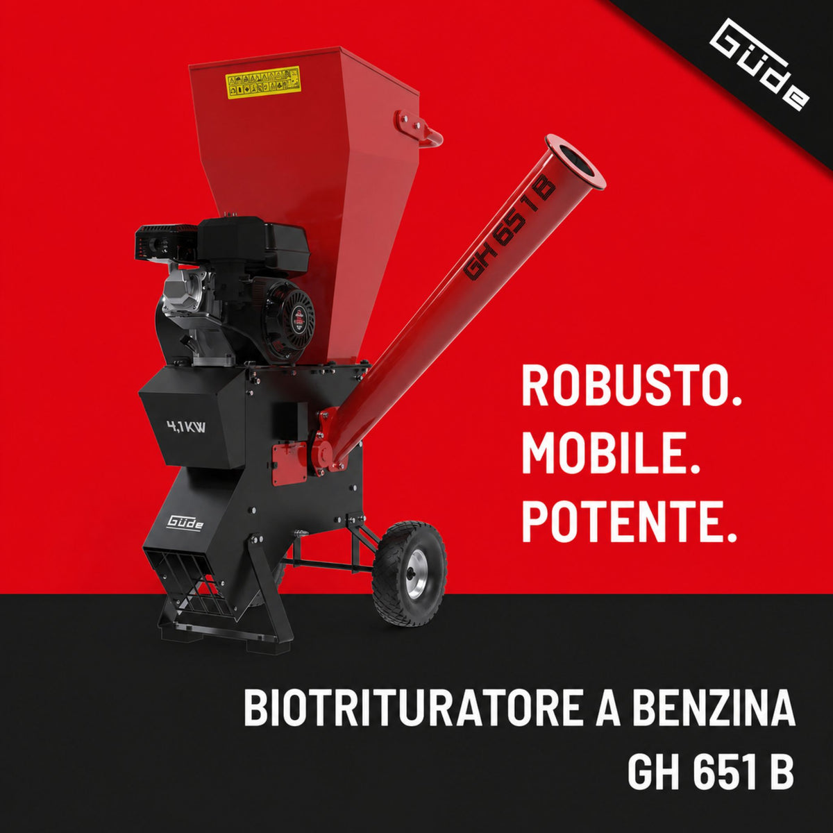 Trituradora de gasolina Güde GH 651 B